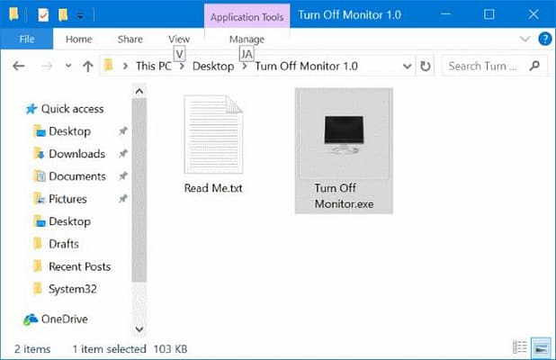 Apagar la Pantalla en Windows 10
