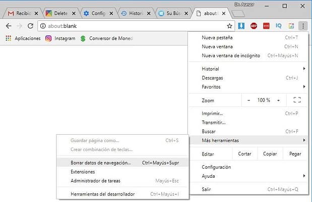 Sugerencias de Autocompletado URL
