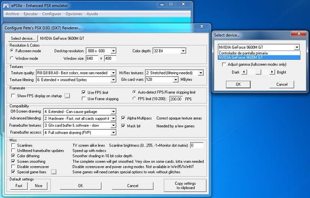 01 ePSXe en Windows 7