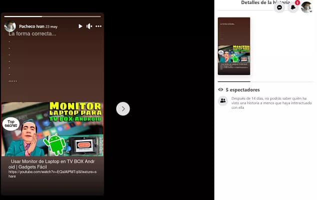 Historias Pasadas de Facebook: ¿Cómo Saber Quién las vio? 3 Solo historias pasadas de facebook de los 14 dias ultimos mostrarán quienes las vieron