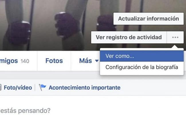 Ver como en Facebook