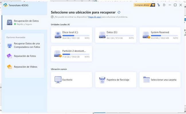 recuperar archivos de la papelera de reciclaje