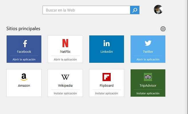 Microsoft Edge en Windows 10