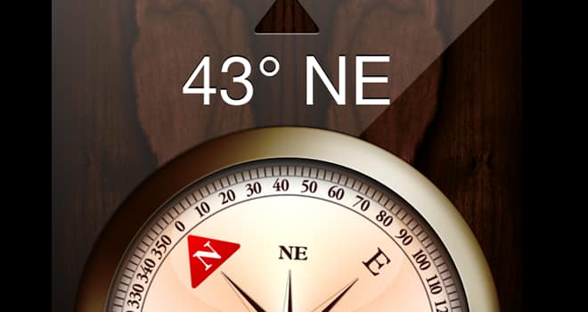 brujula del iPhone 5