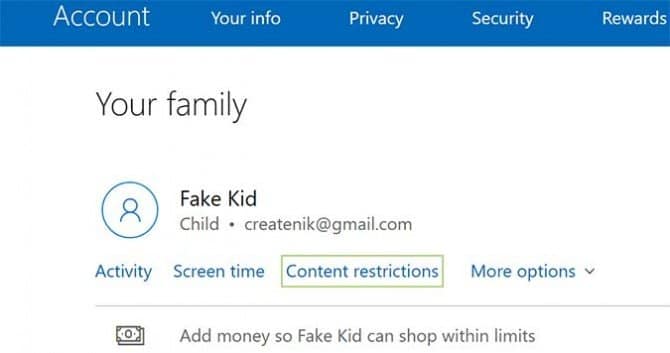 PC con Windows 10 para niños