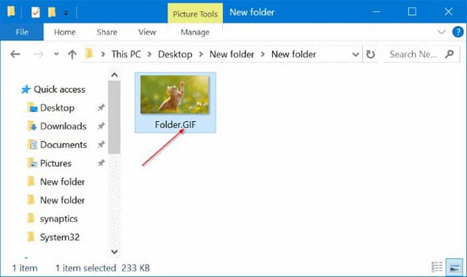 imagen de carpetas con archivos gif