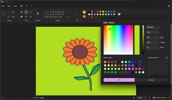 Paint en Windows 11