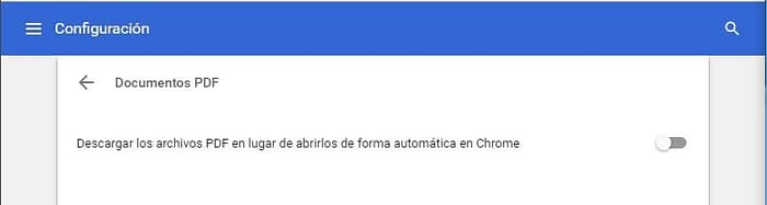 descargar Archivos PDF en Google Chrome