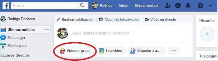 Videos en Grupo en Facebook
