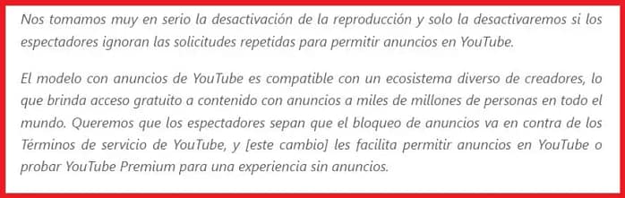 YouTube Sin Anuncios