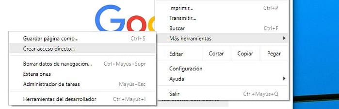 anclar Google Search en Windows 10