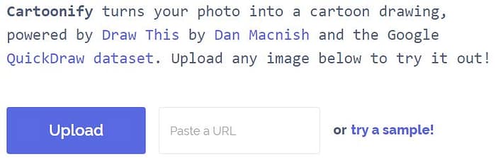 Cartoonify convertir fotos en garabatos