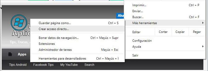 Anclar un Sitio Web barra de tareas