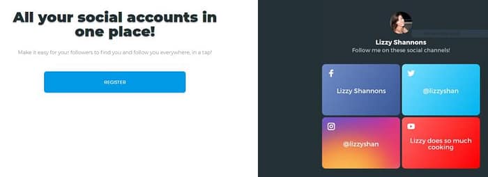 AddMe fun agrupar redes sociales