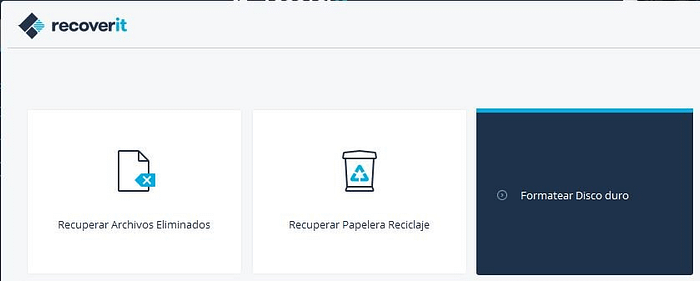 Recoverit recuperar datos borrados