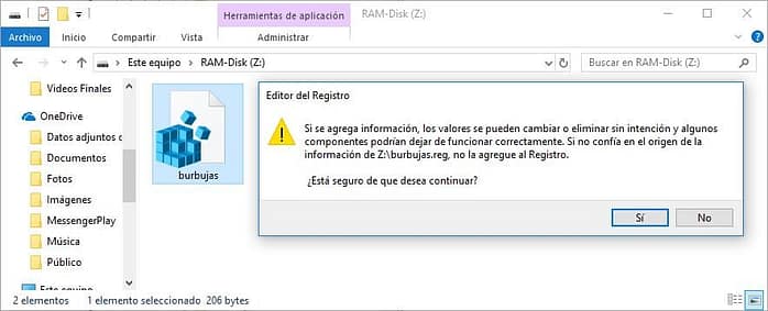 salvapantallas burbujas para Windows 10