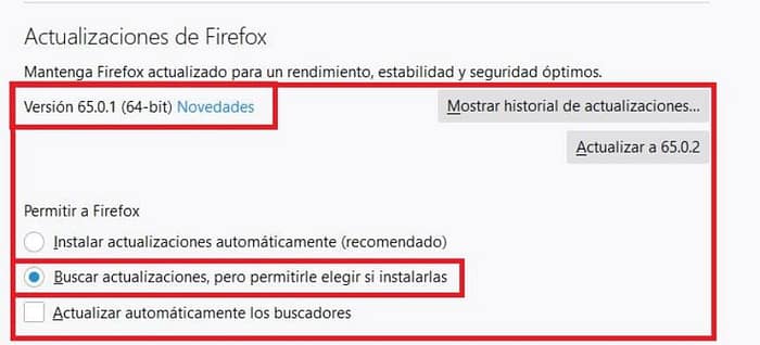 Reinstalar Firefox 62