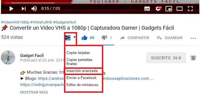 Videos de YouTube iniciar en tiempo