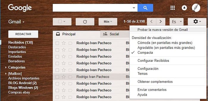 Lo mejor del Nuevo Gmail