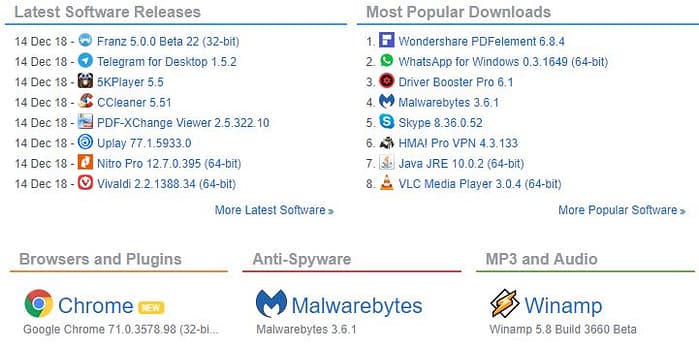 Descargar aplicaciones gratis con FileHorse