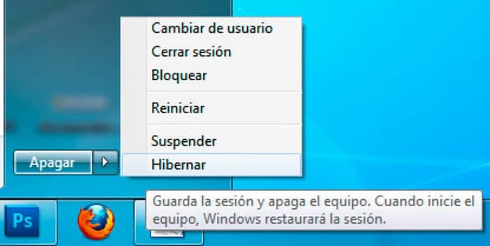 Menú de Inicio en Windows 10