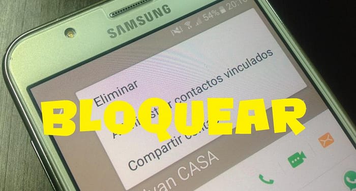 Bloquear Contactos WhatsApp