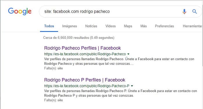 Perfiles de Facebook anonimamente