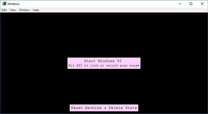Instalar Windows 95 en Windows 10