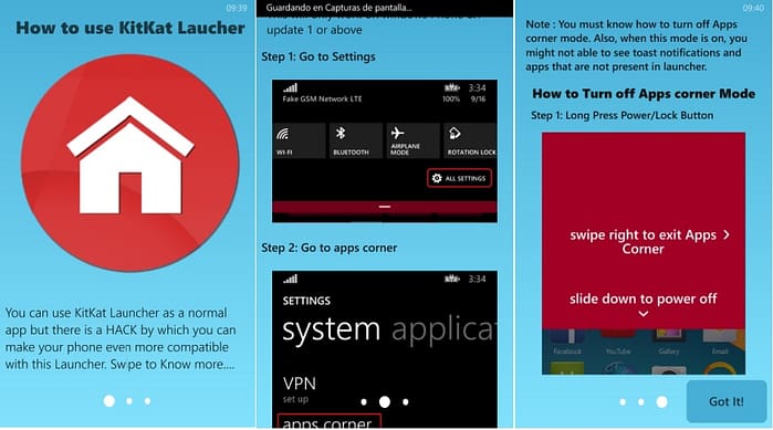 launcher Android en Windows Phone