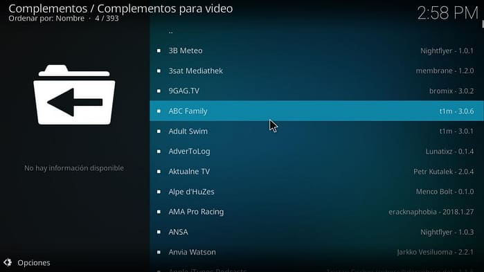 Kodi para Windows 10