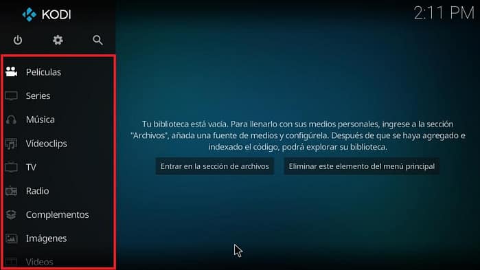 Kodi en Windows 10 para reproducir DVD