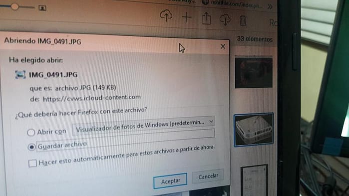 descargar Fotos de iCloud