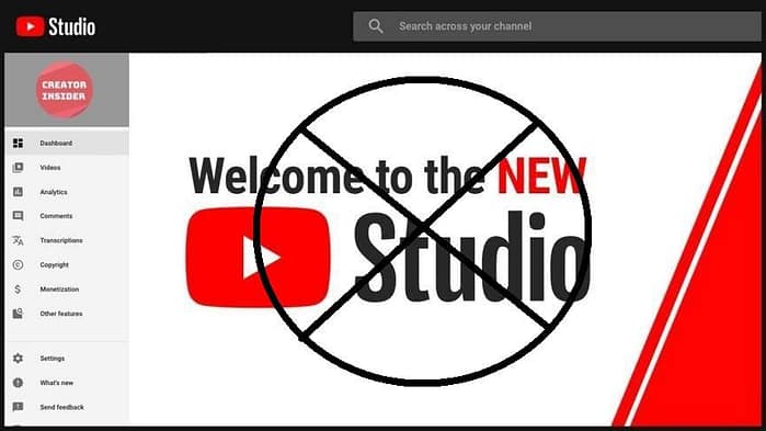 Dashboard Clásico de YouTube