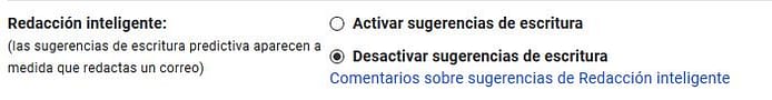redaccion inteligente en gmail