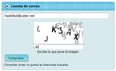 comprobar correos validos aplicación web para verificar la existencia de un correo