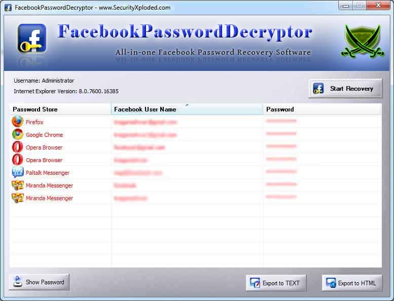 facebookpassworddecryptor facebookpassworddecryptor