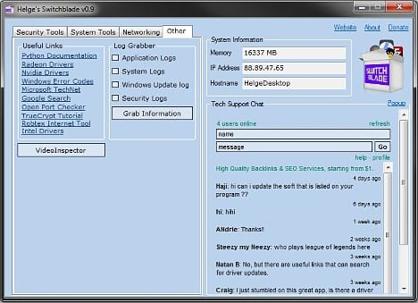Helge's Switchblade: Reparar Windows con un Pendrive USB 6 Helge's Switchblade en pendrive USB