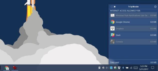 TripMode: Bloquear conexión de aplicaciones con Internet en Windows 10 1 TripMode