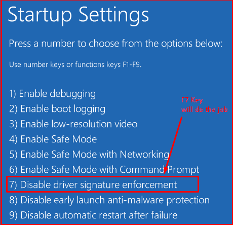 Windows 10 y su firma de controladores: ¿Cómo desactivarla? 7 firmado de controladores Windows 10