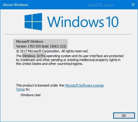 Versión de Windows 10: 6 Formas para descubrirla sin instalar nada 1 Número de versión de Windows 10