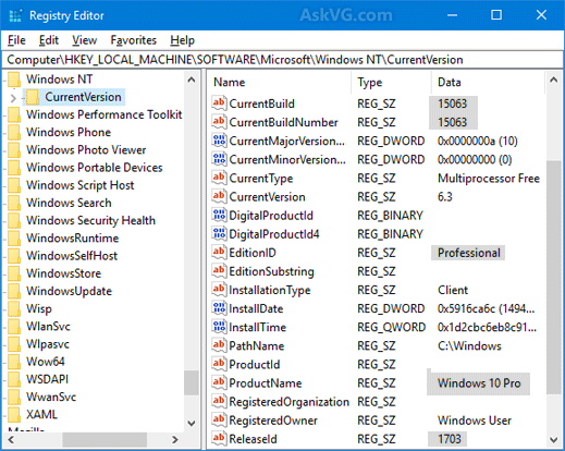 Versión de Windows 10: 6 Formas para descubrirla sin instalar nada 4 Número de versión de Windows 10