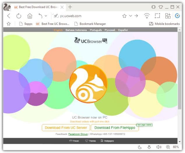 UCWeb como Alternativas a Chromium
