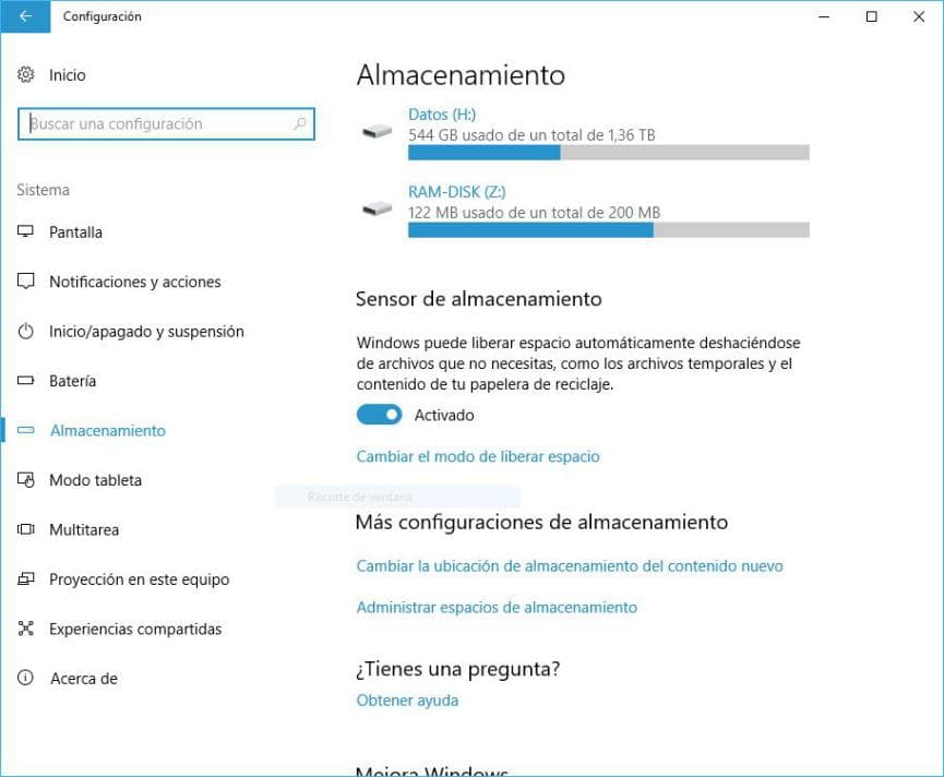 Liberar espacio en Windows 10 eliminando las Versiones Anteriores 1 Liberar espacio en Windows 10