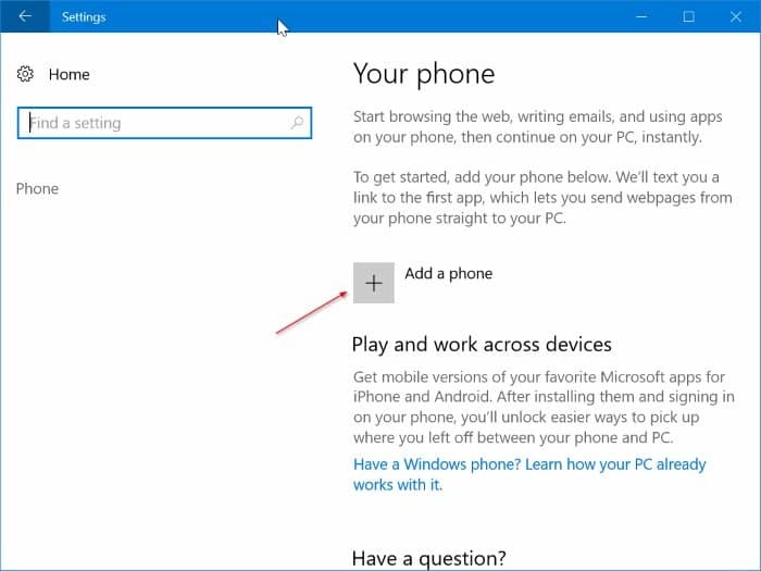 Continuar en el PC: Cómo abrir la navegación del iPhone en Windows 10 2 Continuar en el PC