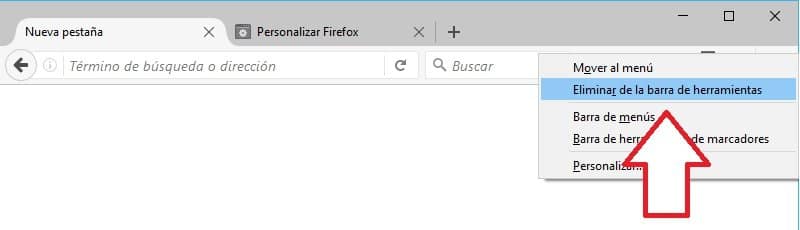 Barra de Direcciones en Firefox: Cómo aumentar su espacio con 1 click 1 barra de direcciones en Firefox