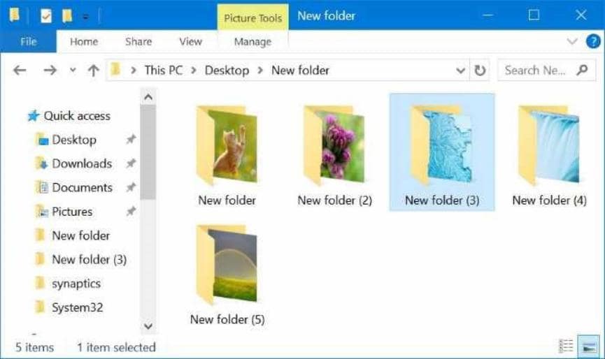 Imagen de Carpetas: Cómo poner una de nuestro gusto en Windows 10 3 personalizar imagen de carpetas