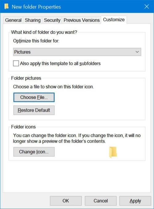 Imagen de Carpetas: Cómo poner una de nuestro gusto en Windows 10 4 personalizar imagen de carpetas