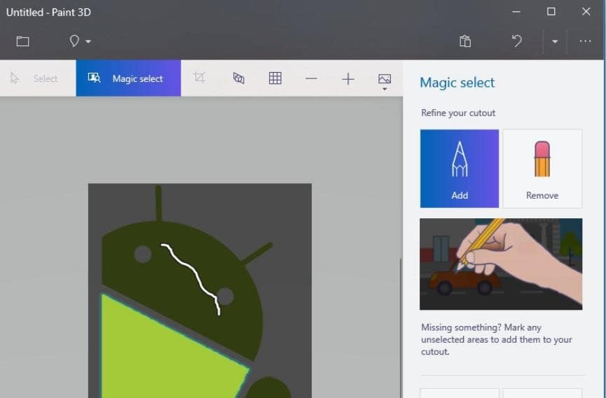Truco Paint 3D: Cómo eliminar el fondo de una foto con pocos pasos 5 truco Paint 3D para eliminar el fondo de una imagen
