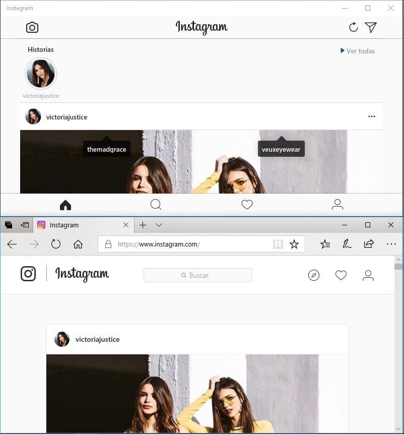 Instagram Windows 10: Aplicación Moderna vs. Web, ¿Cuál es mejor? 3 Instagram Windows 10