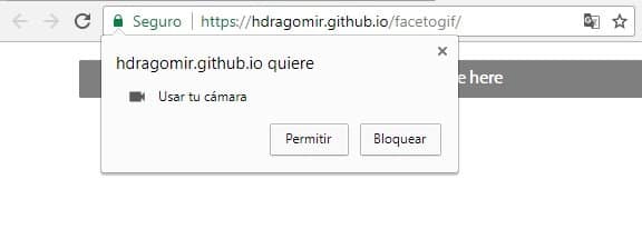 Face to gif: Cómo crear tus propios Gifs animados para Facebook 2 Face to gif animado para Facebook